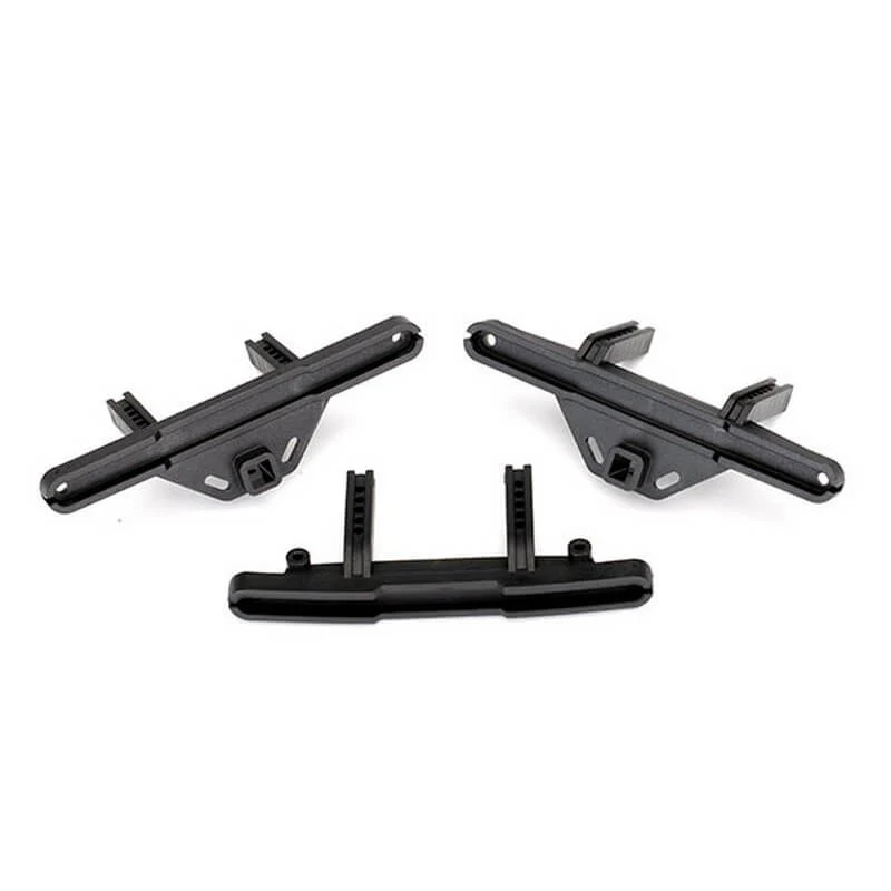 Supports de pare-chocs, avant et arrière / support de pare-chocs, arrière (décalé) - Traxxas 8067X