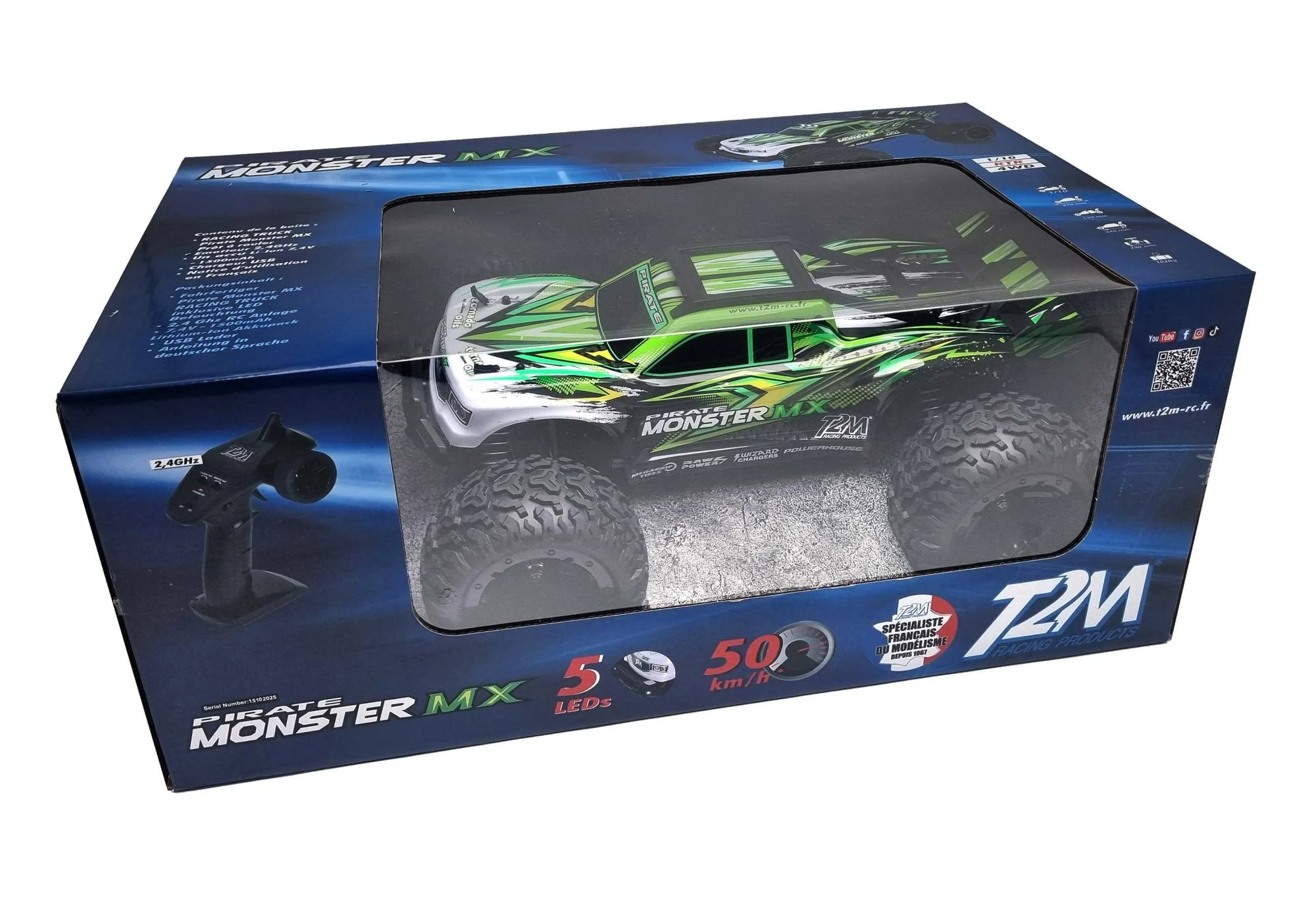 T2M Pirate Monster MX Truck RC électrique 1/10 - T4986 - Image 8