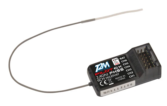 T2M Radio avec récpteur 6 voies Pilot 6X 2.4GHz mode 1 - Image 2
