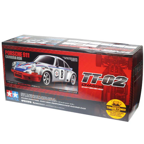 Tamiya TT02 Porsche 911 Carrera RSR Kit à monter 58571 - Image 2