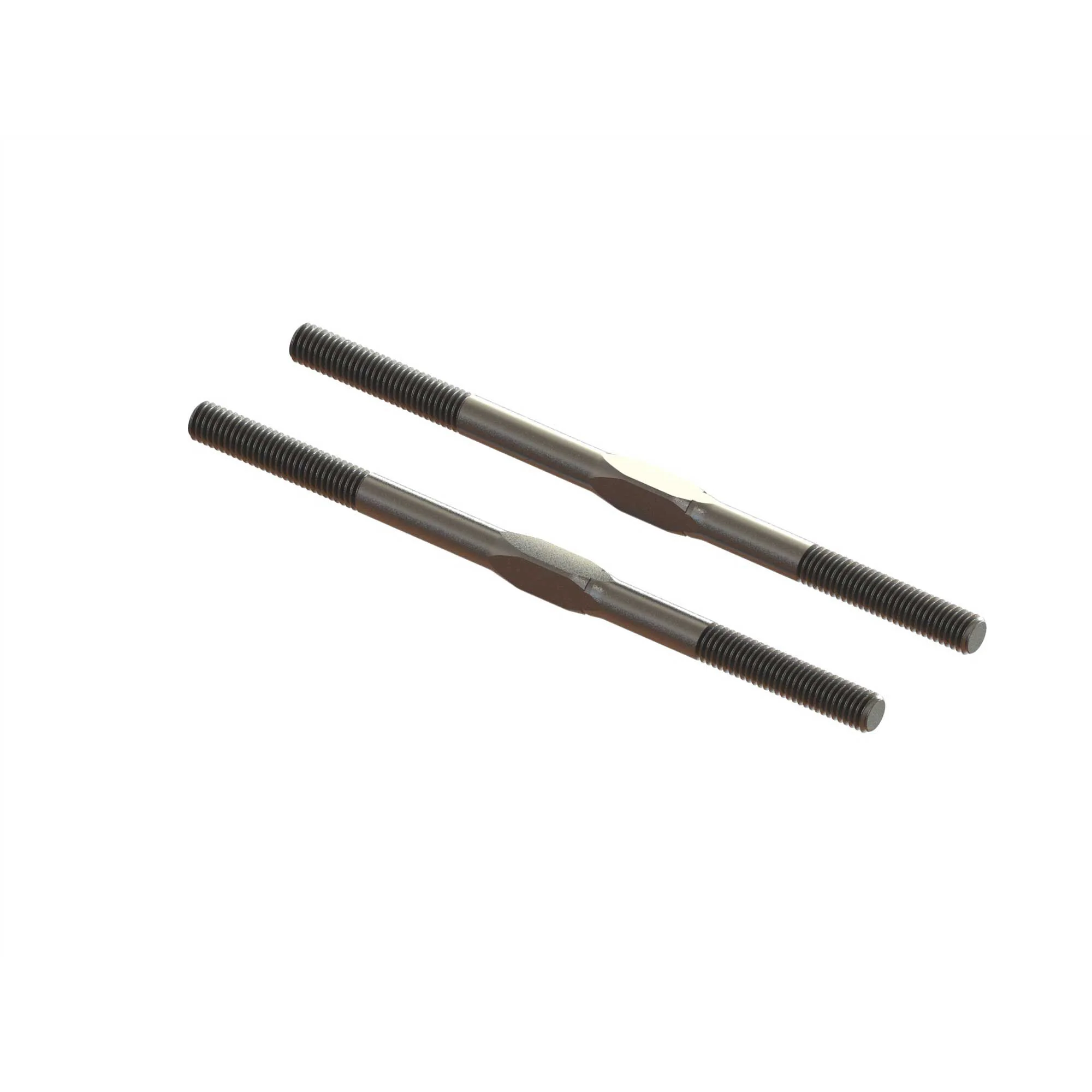 Tendeur en acier M5x95mm argenté (2) - ARA330662