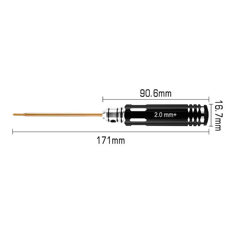 Tournevis cruciforme 2 mm + clé hexagonale 3 mm Injora pour Axial SCX30 1/30 - Image 4
