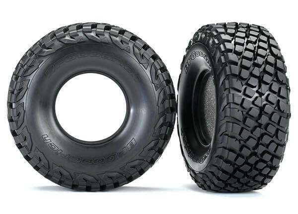 Traxxas 2 pneus UDR Unlimited BF Goodrich + mousse 8470