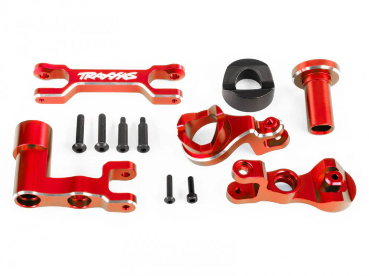 Traxxas 7843 Renvoi de servo en alu anodisé rouge
