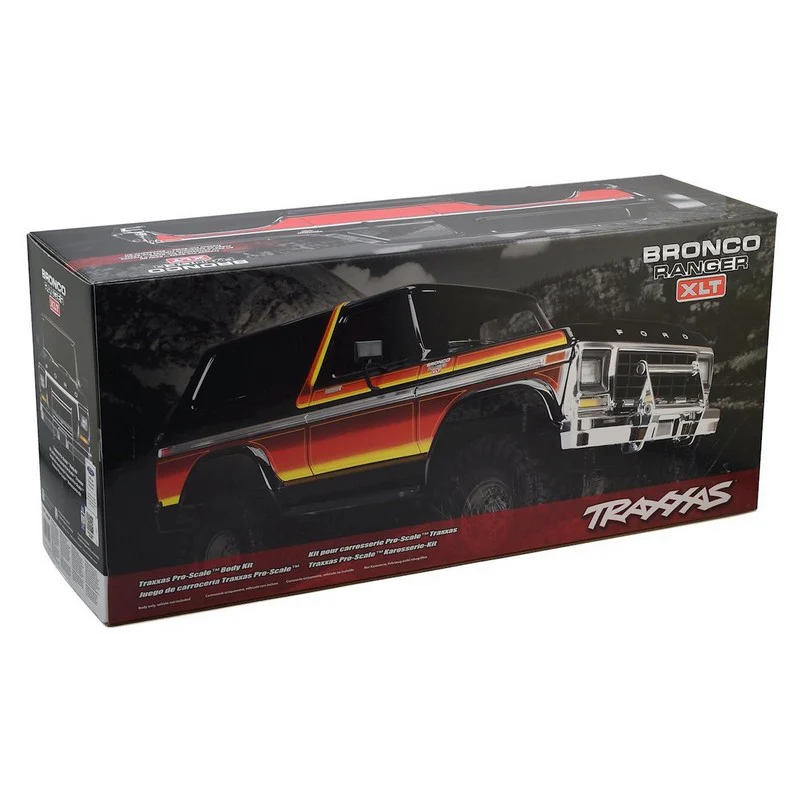 Traxxas 8010X Carrosserie Noire Ford Bronco + accessoires et autocollants - Image 5