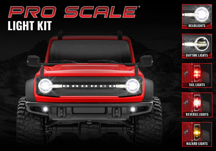 Traxxas 9783 Kit complet LED – Ford bronco – TRX4M - Image 2