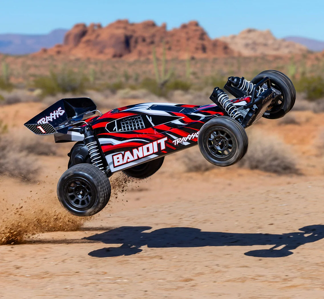 Traxxas Bandit 4x2 charbon avec accu et chargeur usb - 24254-8 - Image 7