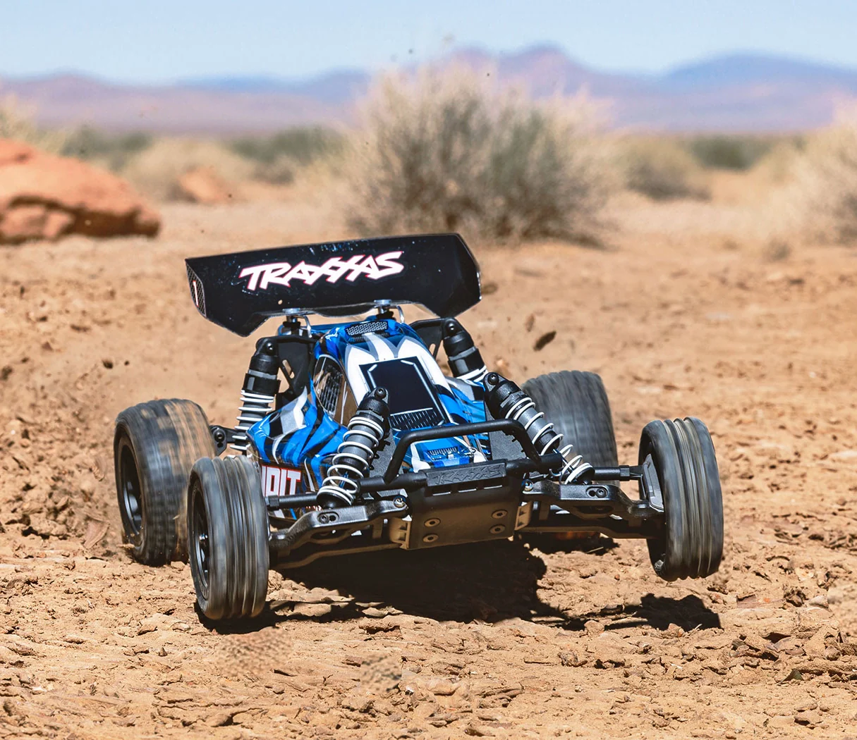 Traxxas Bandit 4x2 charbon avec accu et chargeur usb - 24254-8 bleu - Image 5