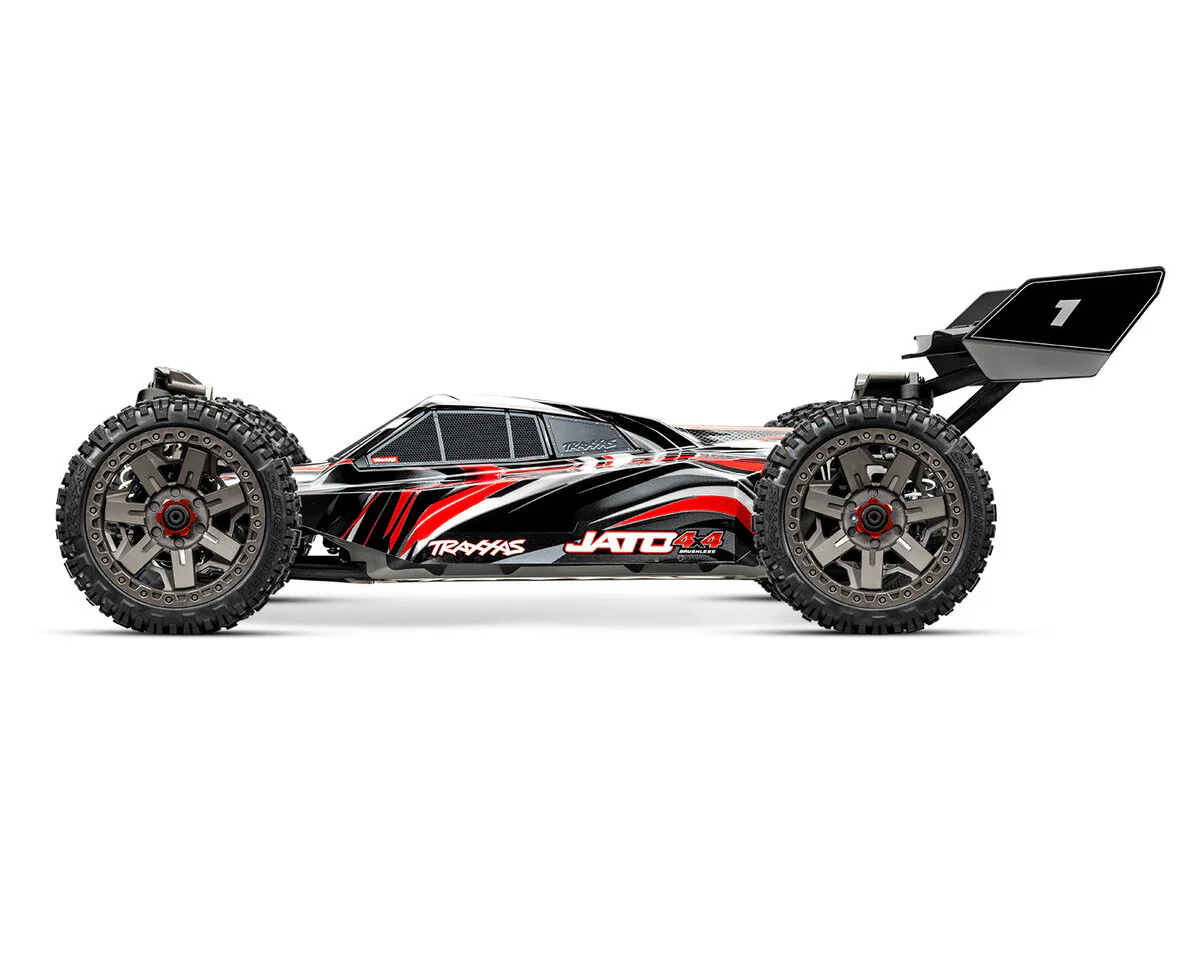 Traxxas Buggy 1/8 Jato 4x4 BL-2S RTR 90154-4 rouge - Image 4