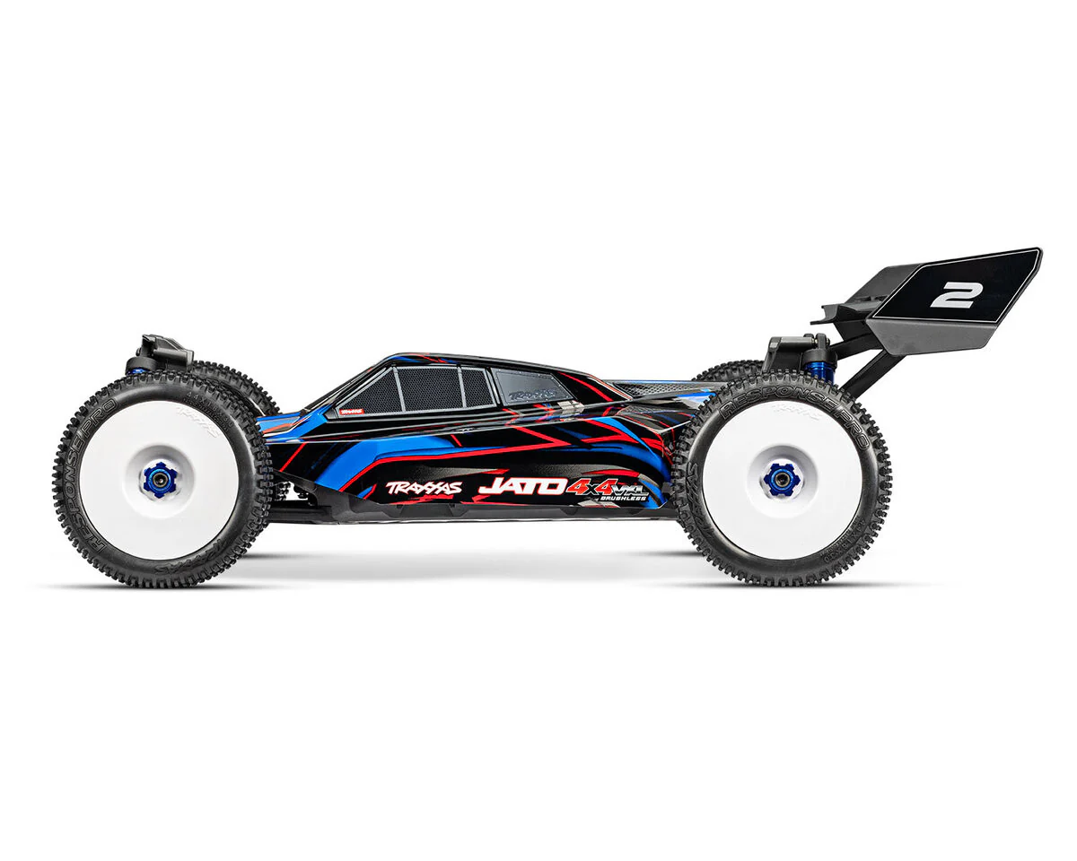 Traxxas Buggy 1/8 Jato 4x4 VXL RTR 90386-4 bleu - Image 3