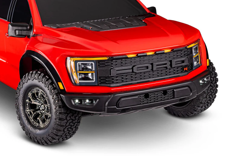 Traxxas Ford F-150 Raptor R 4x4 VXL TSM ID RTR 101076-4 rouge - Image 2