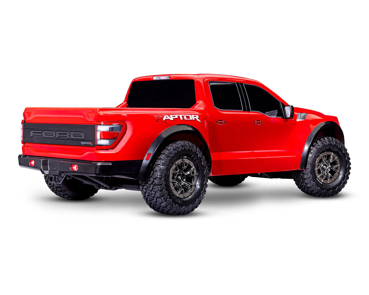 Traxxas Ford F-150 Raptor R 4x4 VXL TSM ID RTR 101076-4 rouge - Image 3
