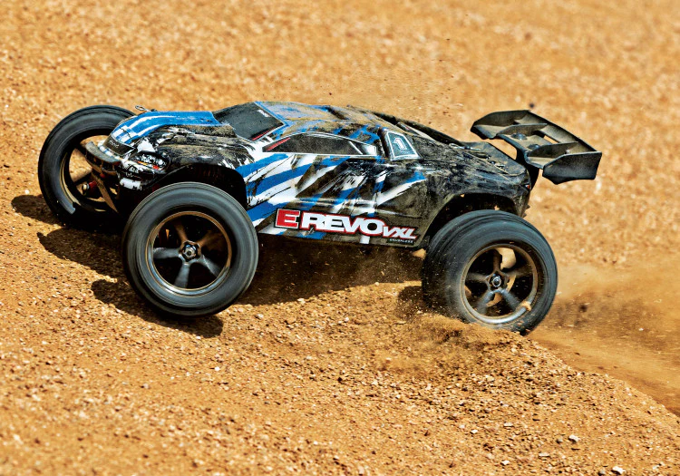 Traxxas Mini E Revo Brushless 1/16 VXL TQI ID TSM 71076-8 bleu - Image 3
