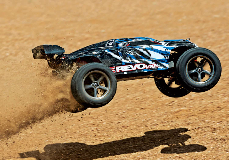Traxxas Mini E Revo Brushless 1/16 VXL TQI ID TSM 71076-8 bleu - Image 4
