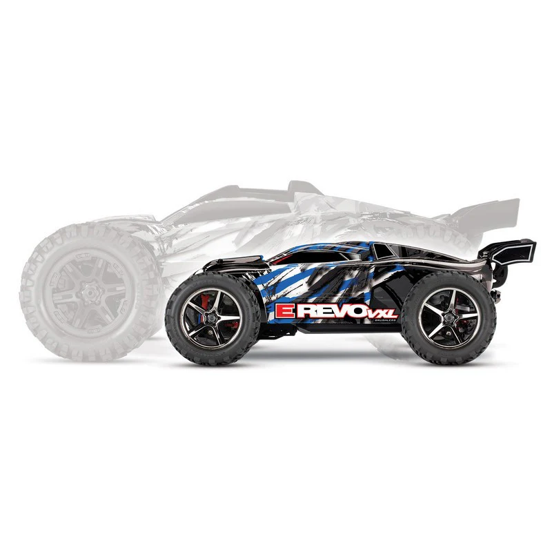 Traxxas Mini E Revo Brushless 1/16 VXL TQI ID TSM 71076-8 bleu - Image 6