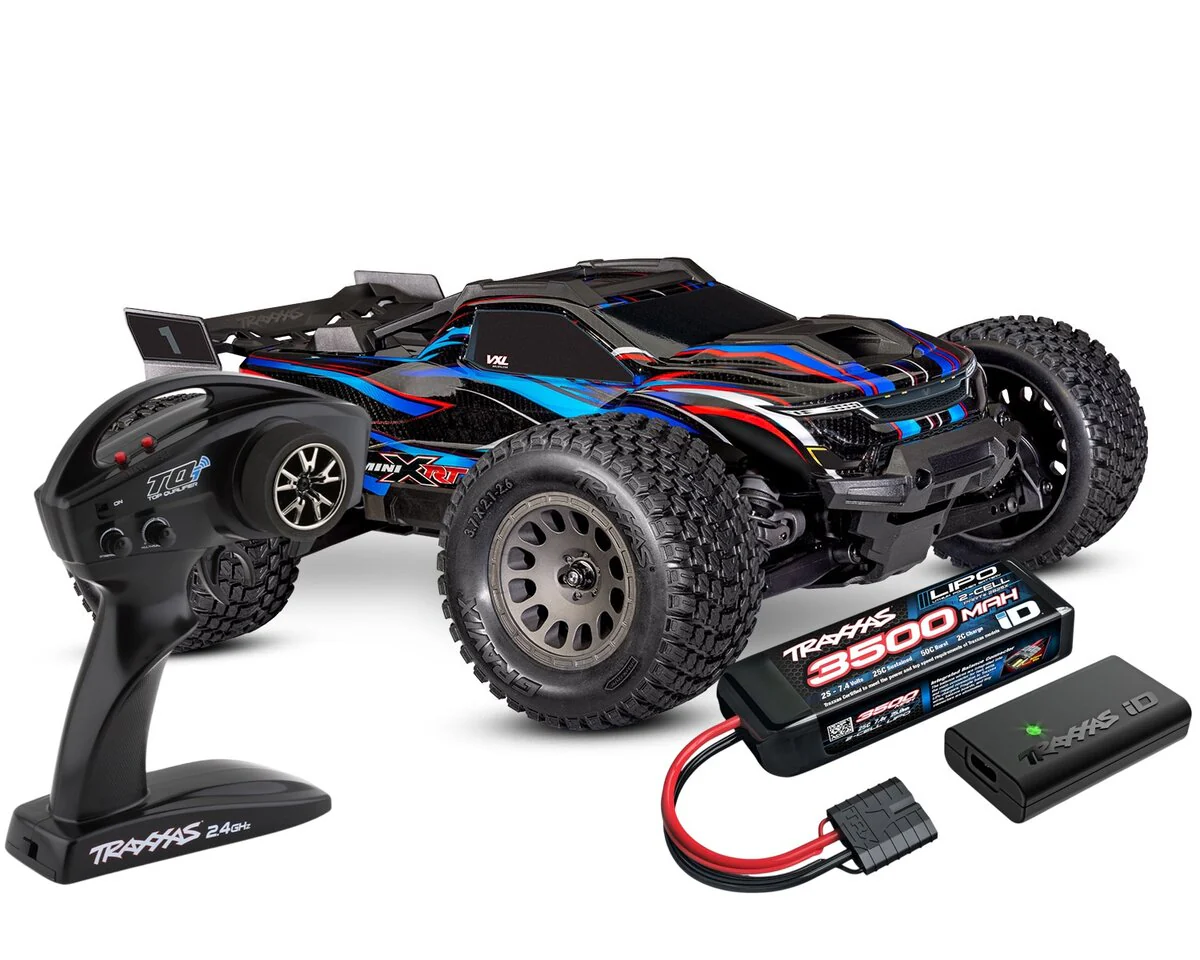 Traxxas Mini XRT VXL 3S - 108076-1 blue X new (Accu/Chargeur)
