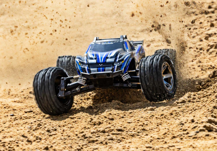 Traxxas Rustler 4x4 HD VXL Brushless 1/10 RTR - 67376-4 bleu - Image 2
