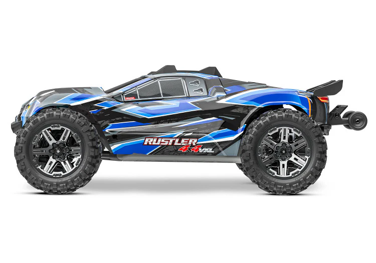 Traxxas Rustler 4x4 HD VXL Brushless 1/10 RTR - 67376-4 bleu - Image 3