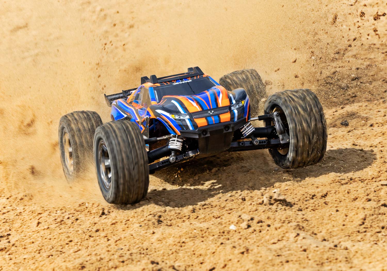 Traxxas Rustler 4x4 HD VXL Brushless 1/10 RTR - 67376-4 orange - Image 2