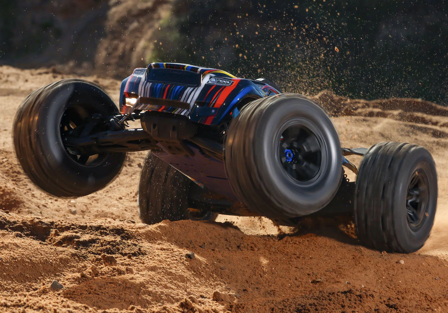 Traxxas Sledge 1/8 Brushless belted bleu VXL 6S TQi ID RTR - 95096-4 - Image 3