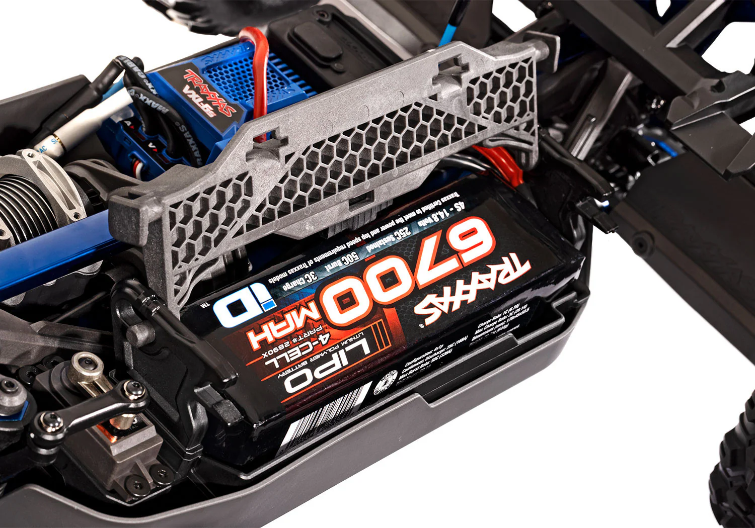 Traxxas Sledge 1/8 Brushless belted rouge VXL 6S TQi ID RTR - 95096-4 - Image 12