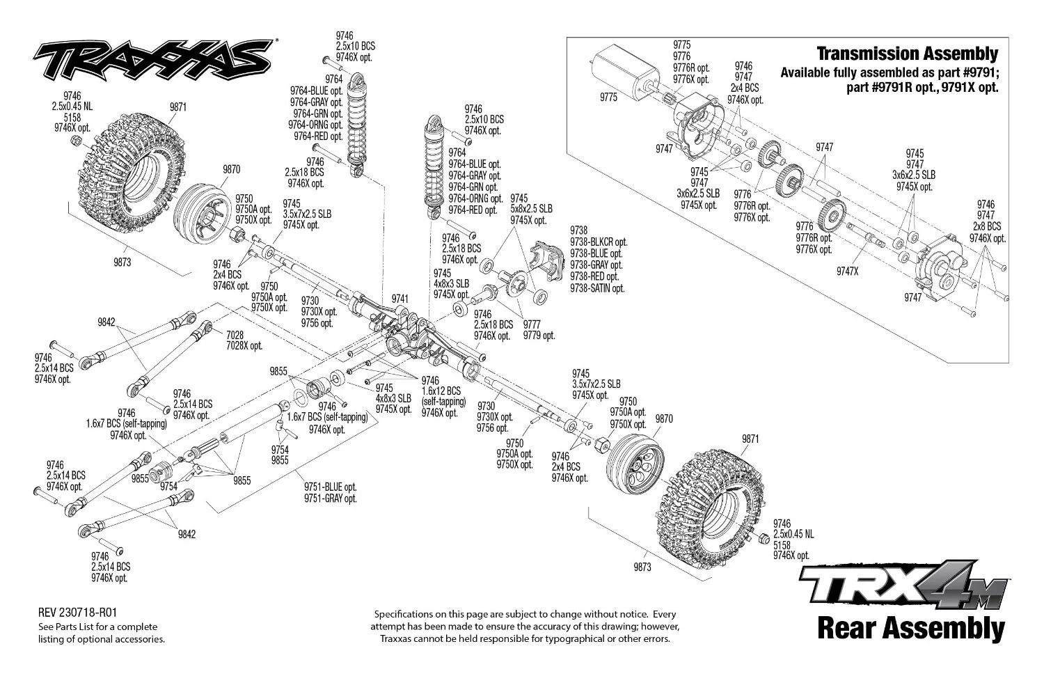 Traxxas TRX4M K10 mini crawler 1/18 RTR - 97064-1 rouge - Image 10