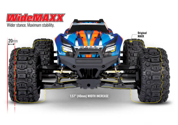 Traxxas Wide-MAXX 4S Rock´N Roll 4WD TQi TSM RTR 89086-4 - Image 3