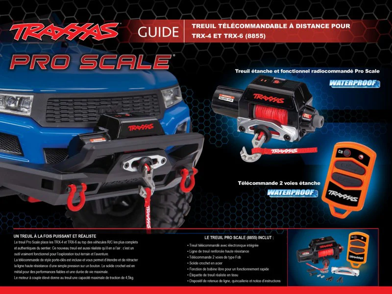 Treuil avec télécommande Traxxas 8855 pour TRX4 / TRX6 / Bronco 2021 - Image 5