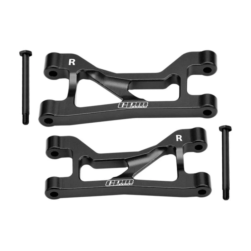 Triangle arrière en aluminium noir (2) GPM TRX MiniMaxx - GPMTXMM057BK