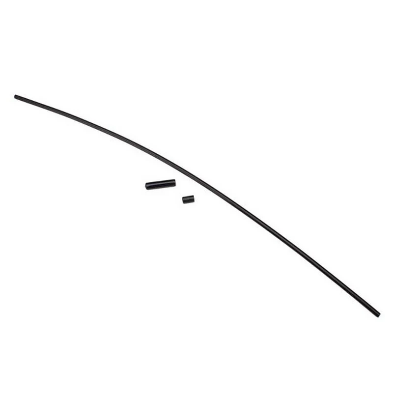 Tube d'Antenne Noir + bouchon + support - Traxxas 1726A