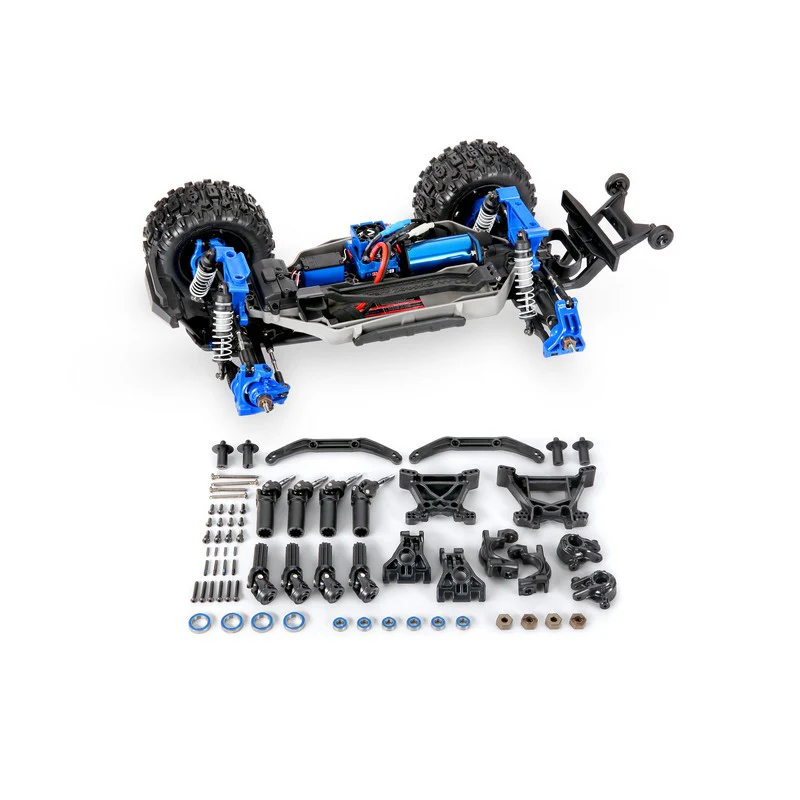 Upgrade kit de transmission renforcé Noir – Hoss/Slash/Rustler 4X4 - Traxxas 9080 - Image 2