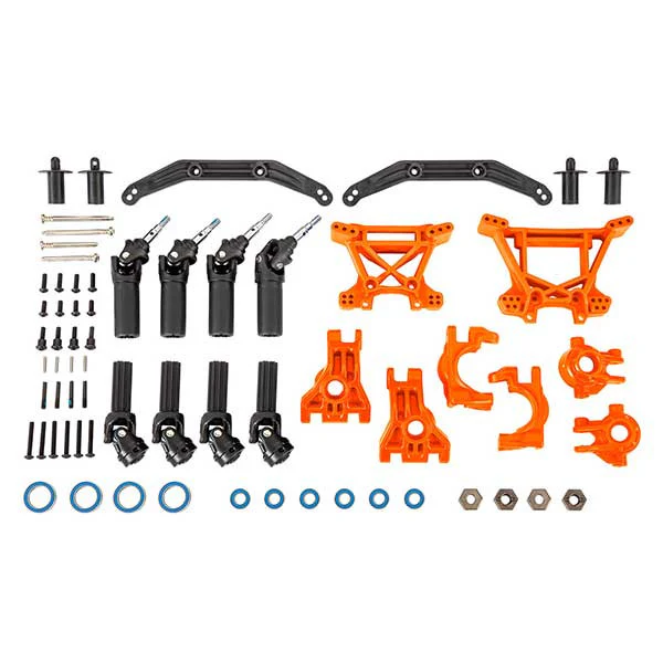 Upgrade kit de transmission renforcé Orange – Hoss/Slash/Rustler 4X4 - Traxxas 9080T