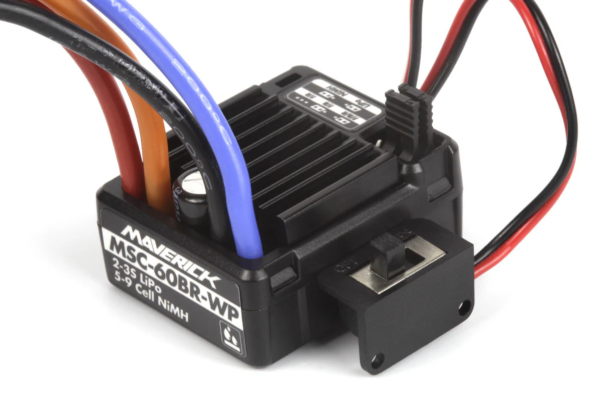 Variateur MSC-60BR-WP Waterproof XT60 Plug 60A Maverick MV150624