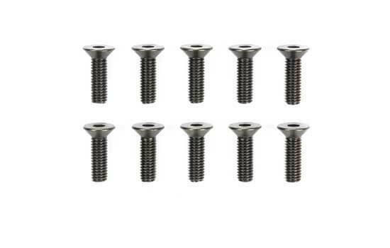 Vis 3x10mm acier Tête fraisée (x10) - Tamiya 51629