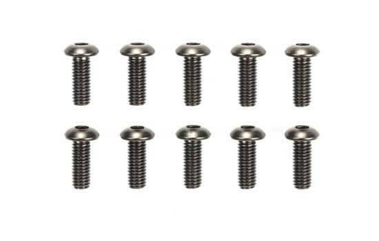 Vis 3x8mm acier Tête ronde (x10) - Tamiya 51626