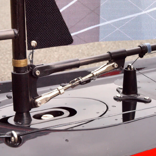 Voilier Radiocommandé Focus V3 RTR - 1 mètre - 2.4Ghz - Joysway 8812 V3 rouge - Image 8