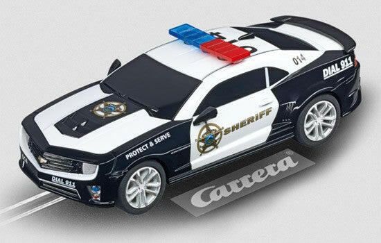 Voiture Carrera GO Chevrolet Camaro Sheriff 64031