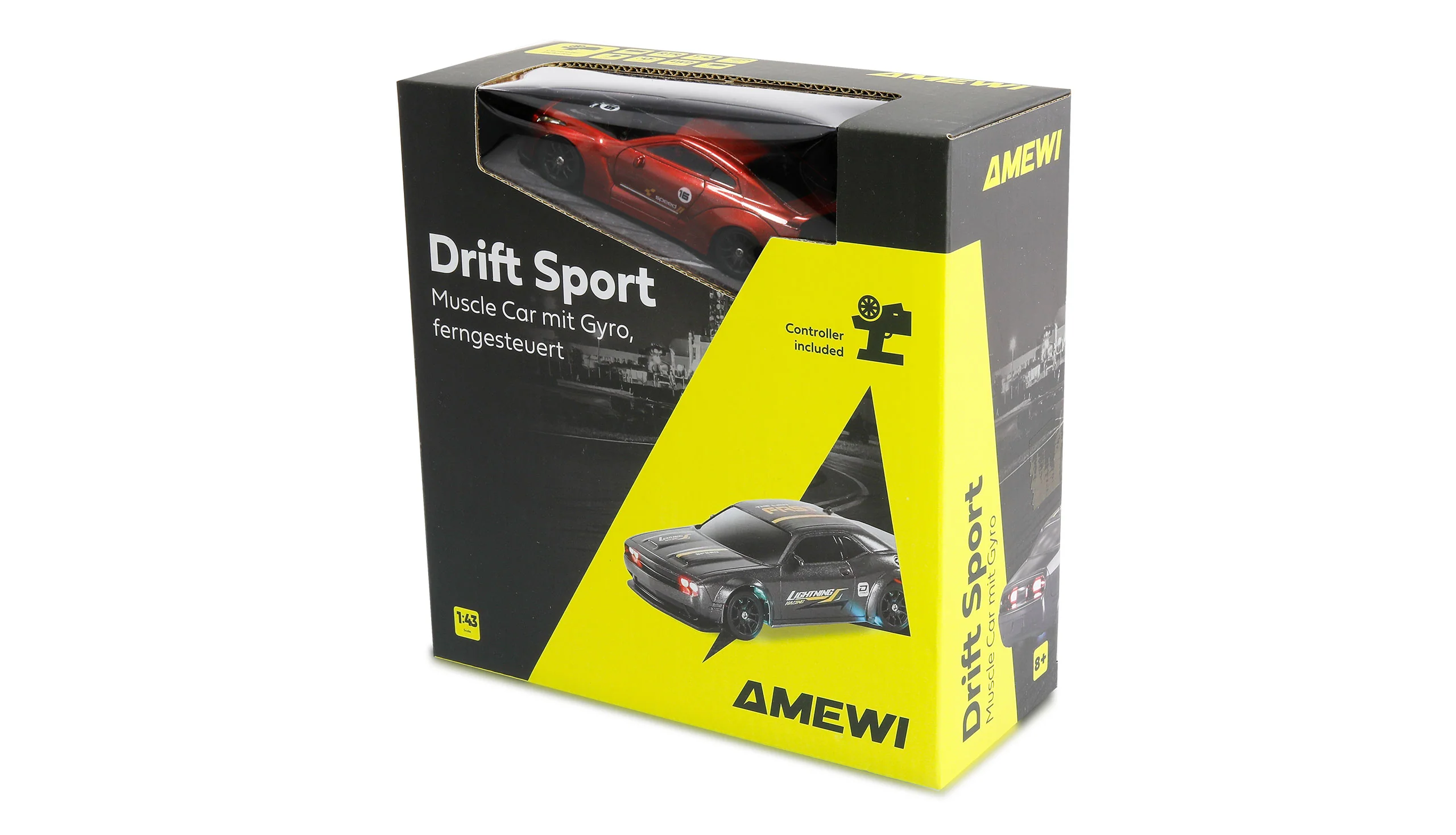 Voiture de drift 1/43 avec gyroscope 4x4 RTR rouge - Image 9