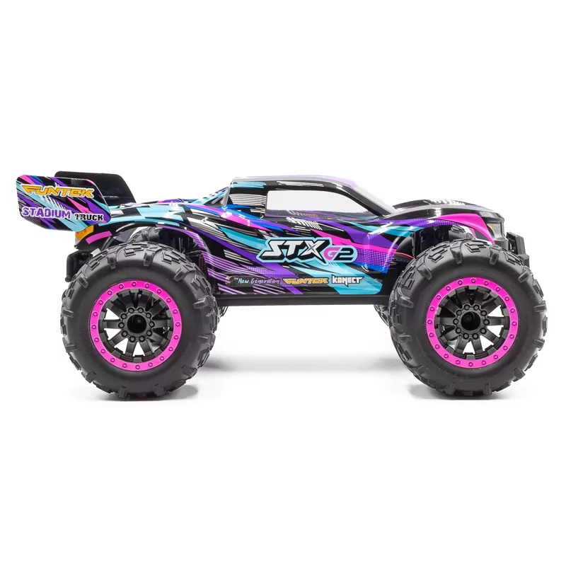 Voiture radiocommandée Funtek STX G2 violet 4wd 1/12 XL - Image 10