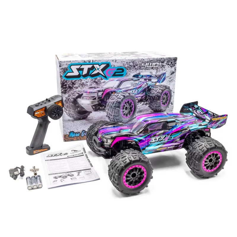 Voiture radiocommandée Funtek STX G2 violet 4wd 1/12 XL - Image 2