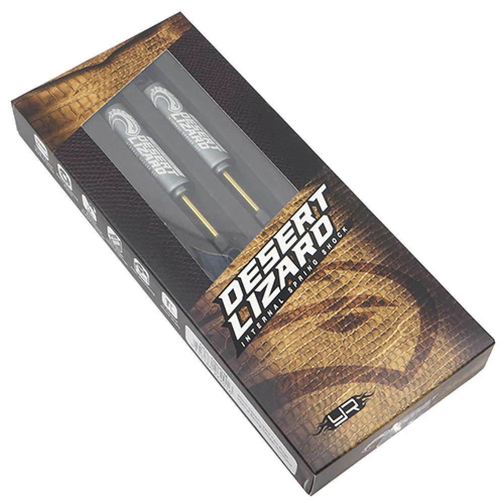 Yeah Racing 2 Amortisseurs Desert Lizard 100mm gris pour Crawler 1/10 - Image 3