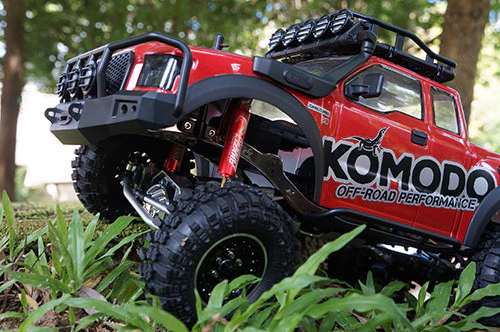 Yeah Racing 2 Amortisseurs Desert Lizard 100mm rouge pour Crawler 1/10 - Image 5