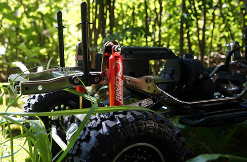 Yeah Racing 2 Amortisseurs Desert Lizard 110mm noir pour Crawler 1/10 - Image 4