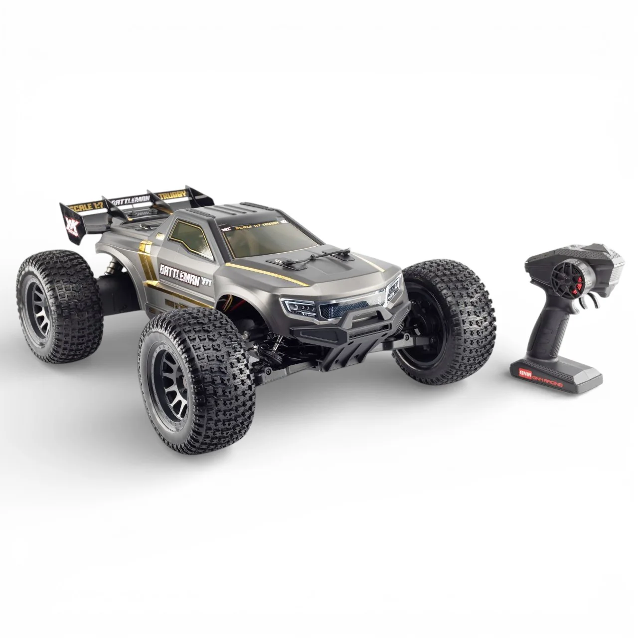 Yikong YT7 Pro Battlemann 1/7 Truggy 4WD Brushless gris 90km/h - Image 6